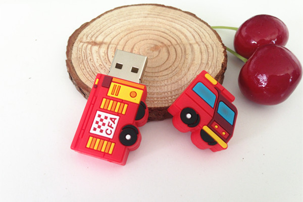 红色小货车U盘，交通运输行业的定制礼品